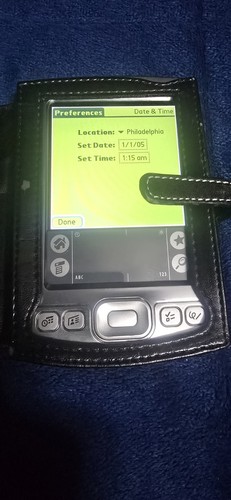 PalmOne Tungstène E2 Palm Pilot testé - Stylet/synchronisation et charge/étui - Photo 8 sur 9