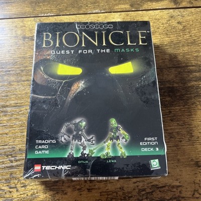 Lego Bionicle Quest for the Masks Trading Card Game First Edition Deck 3 Sealed