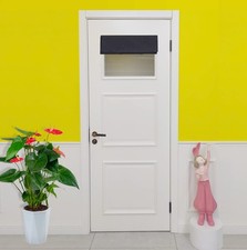 French Small Front Door Curtain 26" w x 20" L , Washable Door Curtain with A...