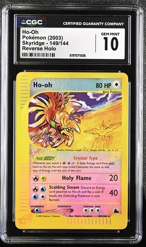 Ho-oh graded CGC 10 for sale on eBay
