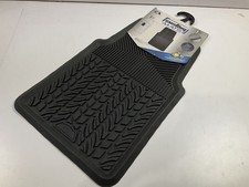 Custom Accessories 1-piece Rubber Interior Rubber Floor Mat Single 28-34x18