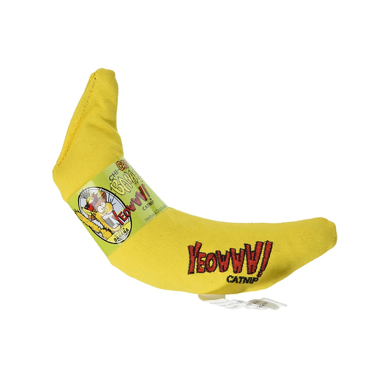 Organic Catnip Toys - Yellow Banana 3 Pack for Cats