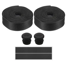 Bike Handlebar Tape PU EVA Bicycle Bar Tape with End Plug, Black