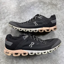 On Running On Cloudflow Women's Running Training Shoes Size 10.5 Black Gray