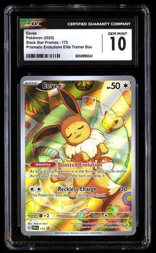 CGC 10 Eevee 173 Pokémon Black Star Promos 2025 English