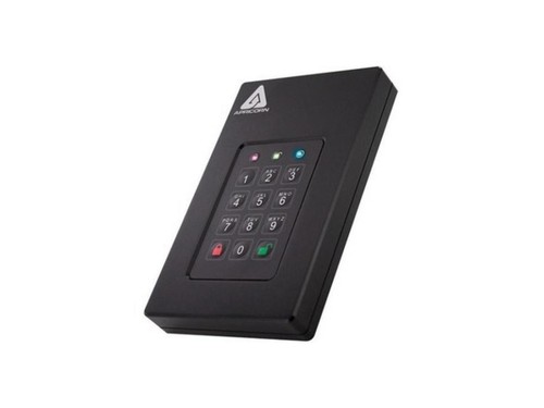 Apricorn Aegis Fortress 4 TB Hard Drive - External - USB 3.0 - Picture 2 of 5