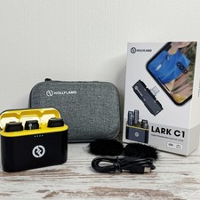 Hollyland Lark C1 USB-C Wireless Mikrofon Set 2x TX + RX Ladecase Windschutz
