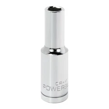Powerbuilt 1/2 Inch Drive x 3/8 Inch 6 Point Deep Socket - 642324