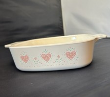 Corelle Corning Ware Casserole Dish A-1-B Forever Yours 1 Liter Glass Square A1B