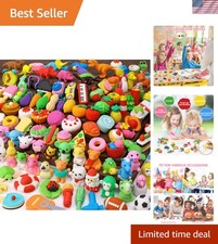 150-Pack 3D Mini Animal Erasers for Kids - Fun Classroom Prizes Party Favors