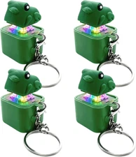 Frog Croaking Fidget Toy, Frog Croaking Keychain With Sound LED lights - Stuff F