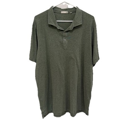 Tasc Mens 2XL Green Performance Polo Organic Cotton Bamboo  Casual Golf Shirt