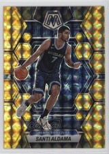 2022-23 Panini Mosaic Reactive Yellow Mosaic Prizm Santi Aldama #109 0mn9
