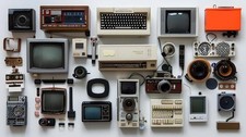 Vintage Elektronik Mystery Lot 5 Artikel sortiert gemischt zufällig