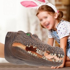 _9 Non Toxic Simulation Soft Animal Head Hand Puppet Toy For Children