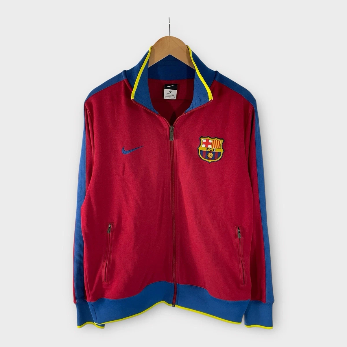 Nike FC Barcelona International Club Soccer Fan Jackets for sale