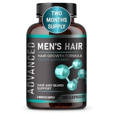 Hair Growth Vitamins for Men - Anti Hair Loss Pills 120 Caps