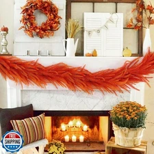 Faux Norfolk Pine Christmas Garland – Real Touch Greenery Artificial Cedar Ch