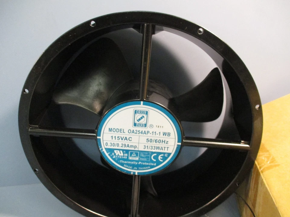 Ventiladores Orion 0A254AP-11-1WB Ventilador 115VAC, 5/60Hz, 0.30/0.29Amp 31/33Watt Foto 4 de 4