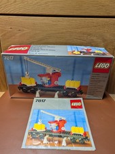 LEGO 7817 City Eisenbahn Kranwagen Container Wagon komplett mit BA in der OVP