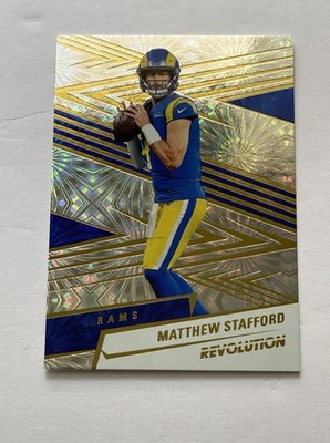 2025 Panini Revolution - Matthew Stafford #38 Fireworks /49