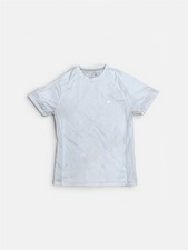 Primark Men's Sports T-Shirt Size L White Mesh Breathable Running Gym Training