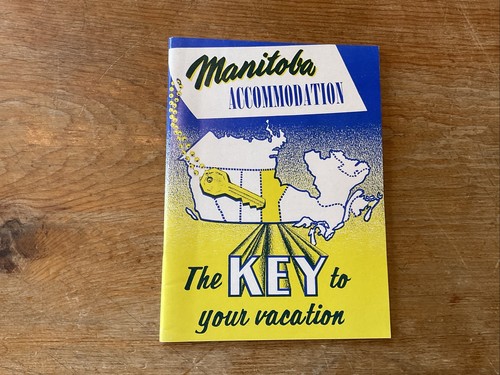 1956 Manitoba Travel Map And Accommodation Book Excellent - Picture 6 of 10