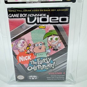 VGA Graded 85+ NM Sealed Game Boy Advance Video The Fairly Odd Parents Volume 2