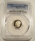 1995-S 10c SILVER PCGS PR70DCAM ROOSEVELT DIME PROOF DEEP CAMEO PR 70 DC