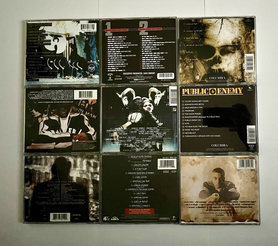 RAP, Hip-Hop CD Lot, N.W.A, Nas, Wu-Tang Cypress Hill Method Man Death Row B.I.G - Image 2 of 2