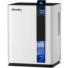 NineSky Dehumidifier, 98 OZ Dehumidifier for Home, 800 sq. ft. - H2 White