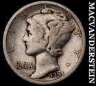 1923 Mercury Dime- Silver- Scarce Better Date No Reserve #J2681
