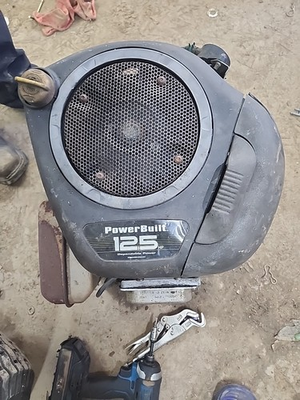 #ad BRIGGS amp; STRATTON 12.5 HP POWERBUILT GOOD RUNNING ENGINE COMPLETE $275.00
