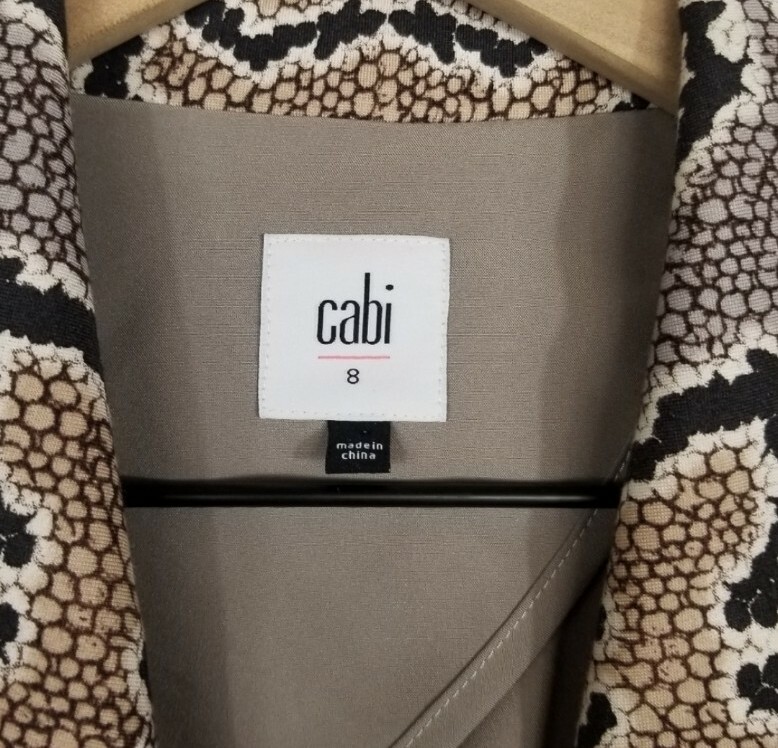 Cabi Python Blazer Style 3733 Size 8 - image 6