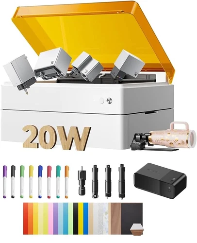 xTool M1 Ultra 20W Laser Engraver,  with Riser Base, Rotary, Inkjet Printing