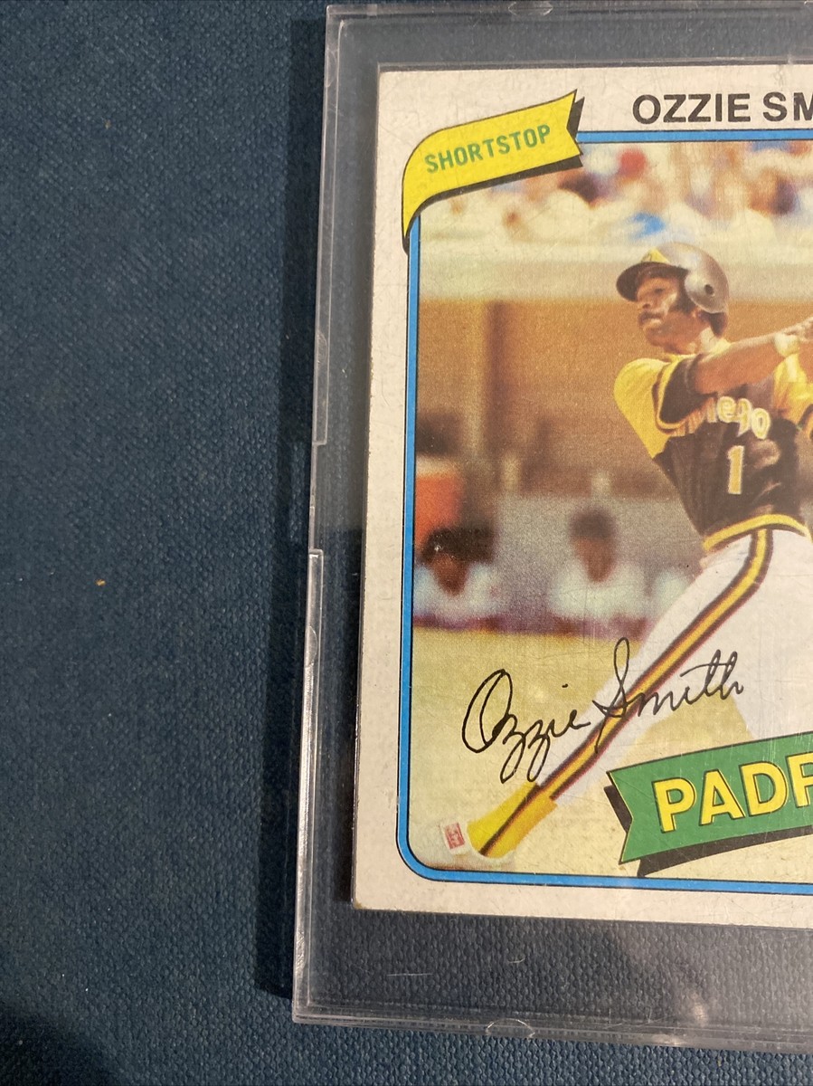 1980 Topps Ozzie Smith San Diego Padres #393 Near Mint Baseball