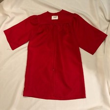 Child RED Graduation/Choir Gown Jostens Preschool Kindergarten 3 Sizes