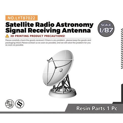 1/87 HO Scale Satellite Radio Astronomy Signal Receiving Antenna Military - Picture 1 of 3