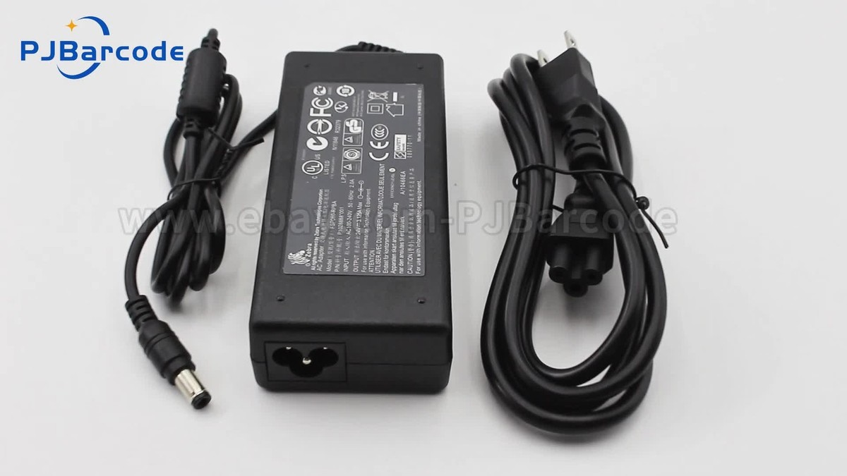24V AC Adapter Charger For Zebra GX420D GX420T GX430T Printer Power