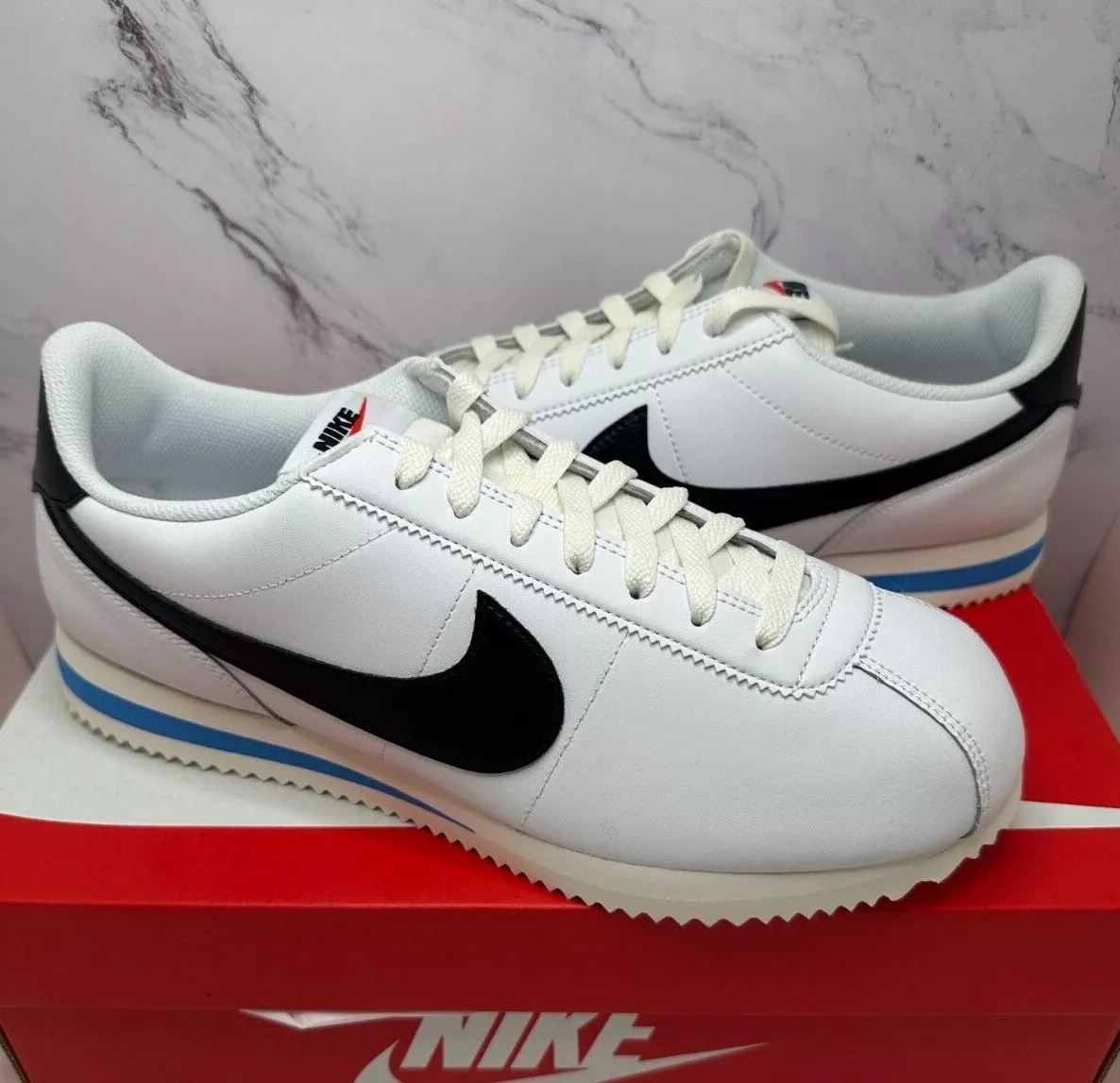 Nike Cortez 'White Black Blue' 10