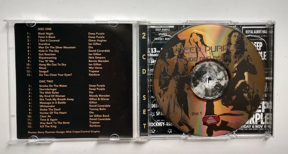 The Friends And Relatives Album Deep Purple 2 CD Set 1999 Dio Rainbow - Image 3 of 4