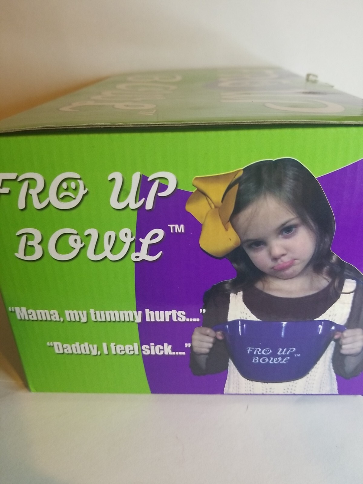 Purple Fro Up Vomit Bowl! Sick Kids, Pregnancy, Frat parties, Novelty