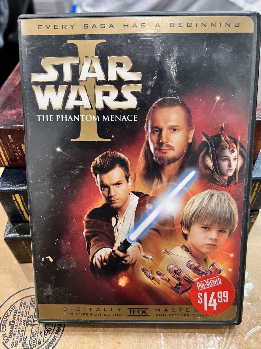 Star Wars Episode I: The Phantom Menace DVD, 2001, 2-Disc Set