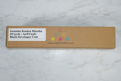 OEM Konica Minolta BizHub C220/C280/C360 Black Developer Unit DV311K, A0XV03D