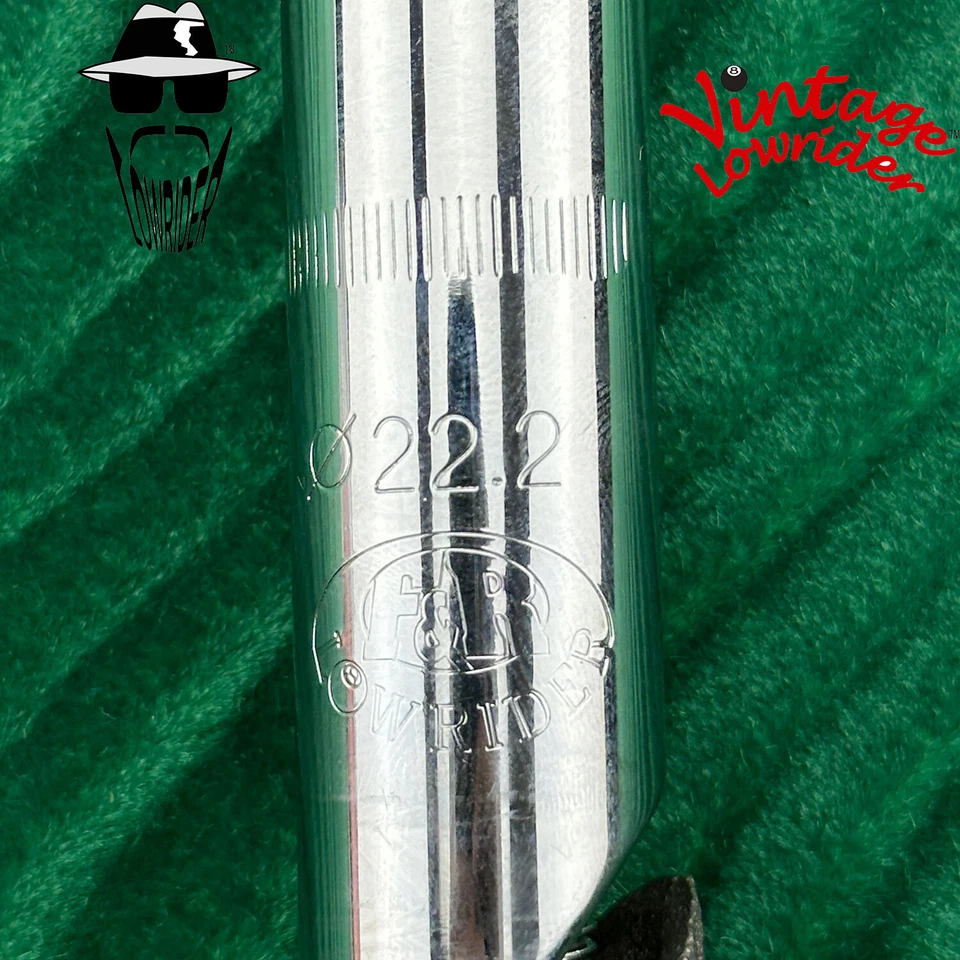 F&R VINTAGE LOWRIDER MINI SQUARE TWISTED BICYCLE STEM 22.2MM CHROME OR GOLD. - Image 3 of 4