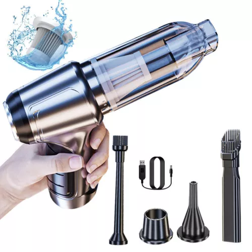 95000PA Handheld Car Cordless Vacuum Cleaner Home Dust Blower Mini Air Duster AU - Picture 1 of 27