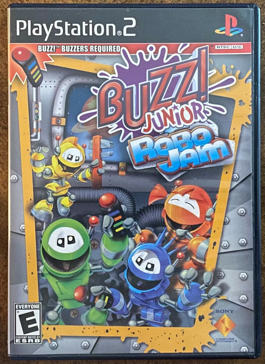 Buzz Junior Robo Jam Playstation 2 PS2 Game cleaned polished