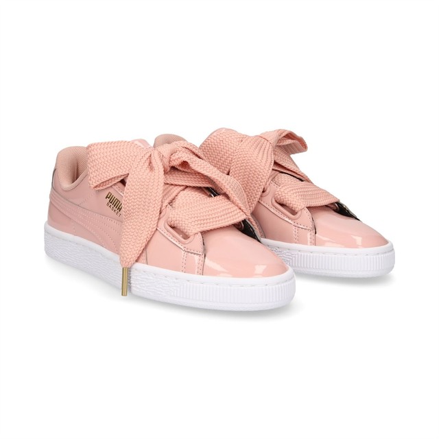 puma basket trainers womens