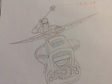 Marvel Animación Celdas Producción Arte Marvel Comics Avengers Green Flecha A1