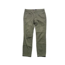 BDG Grazer Cigarette Chino Pants Womens Size 27 Green Low Rise Twill